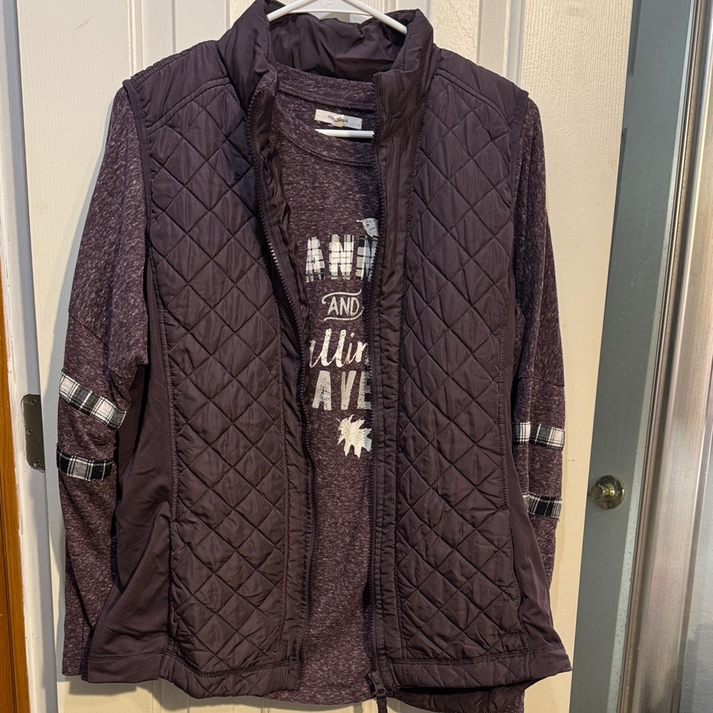 Quilted Vest & Fall Top Set